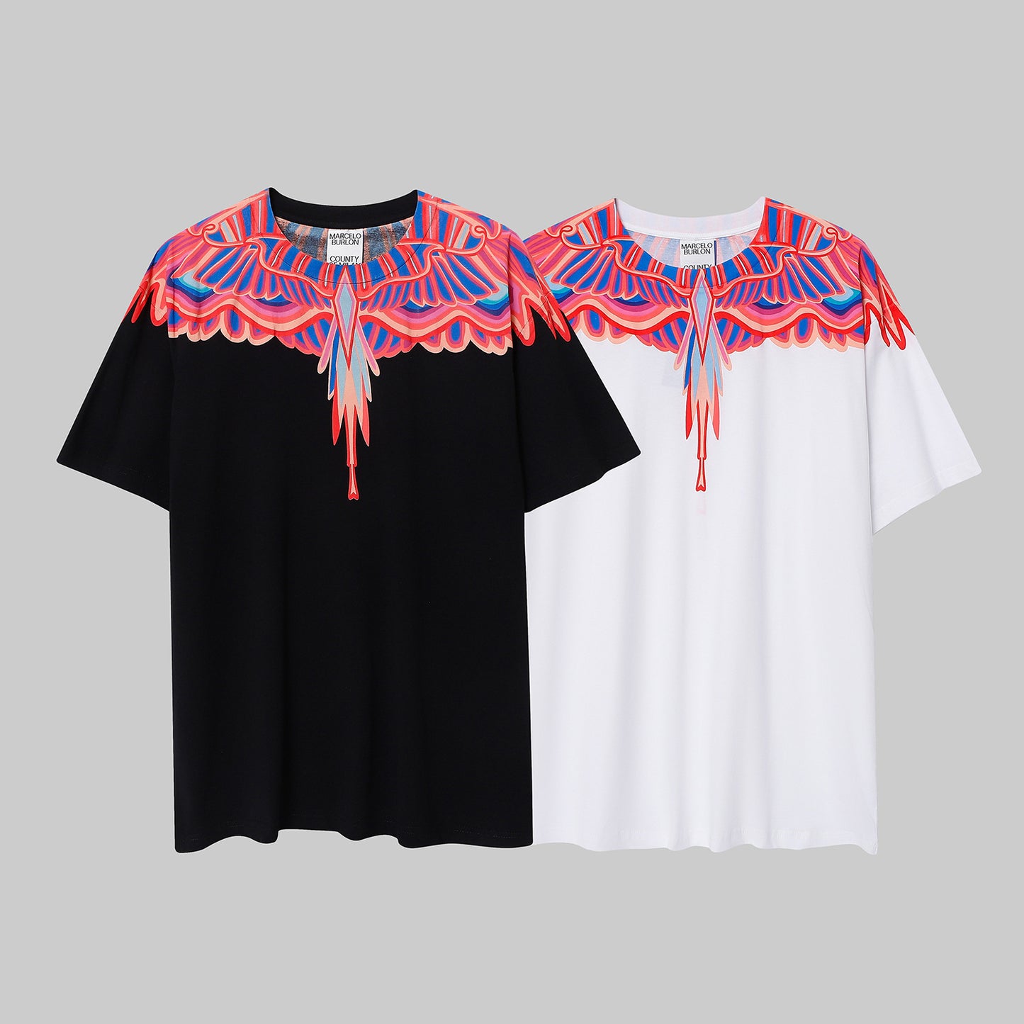MB Colorful wing feather T-shirt