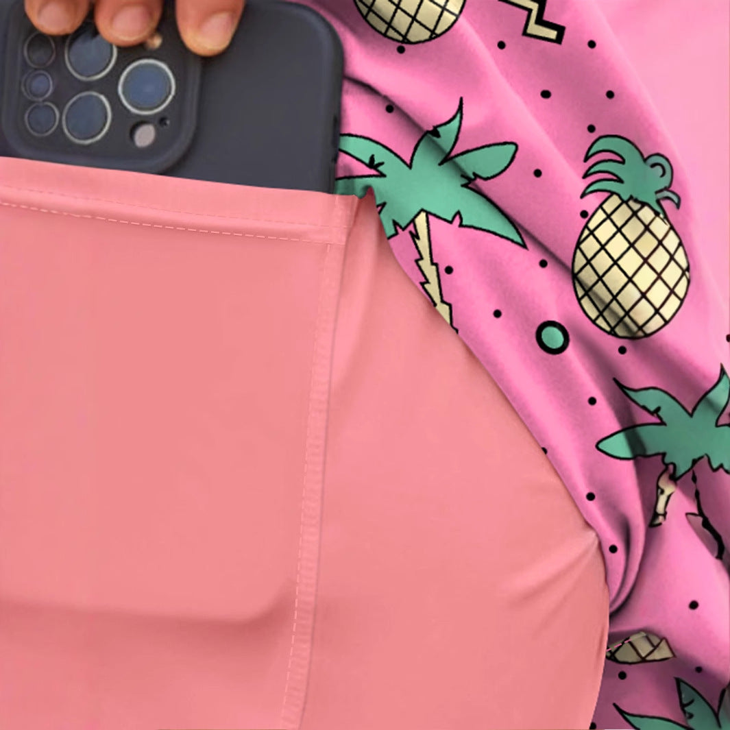 Loose Double-layer Quick-dry Beach pants