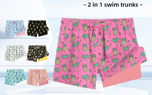 Loose Double-layer Quick-dry Beach pants