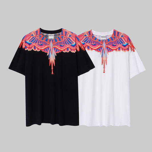MB Colorful wing feather T-shirt