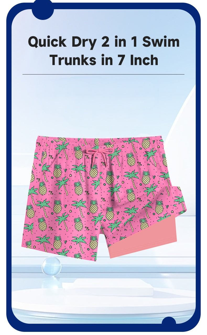 Loose Double-layer Quick-dry Beach pants
