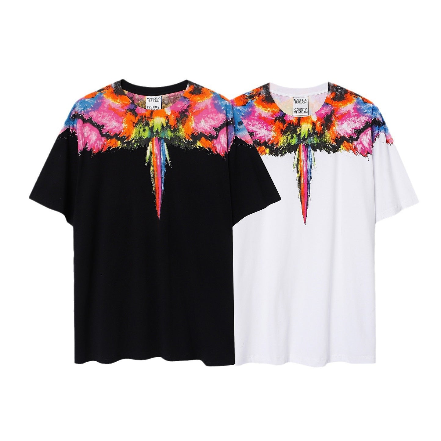MB Colorful wing feather T-shirt